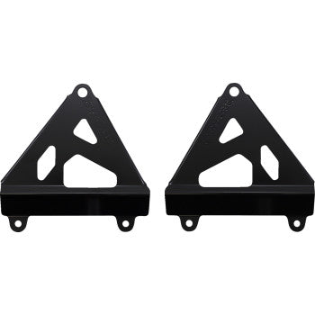 Works Connection Radiator Brace Set - Black - 2021-2024 Honda CRF450R, 2022-2024 CRF250R