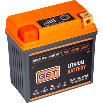 GET Lithium Iron Battery - 140CCA - GK-ATHBL-0006 - Yamaha - 2024 YZ250F & 2023-2024 YZ450F | Moto-House MX