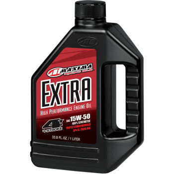 MAXIMA Racing Oil - Extra High Performance Synthetic 4T Engine Oil - 15W50