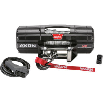 WARN 101145 AXON 45 Powersports Winch with 50 foot Wire Rope and Roller Fairlead - Moto-House MX
