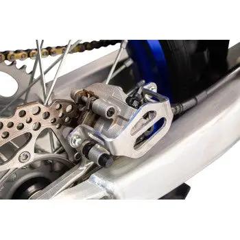 Works Connection - Aluminum Rear Caliper Brake Guard - 2020-2024 Yamaha YZ125, YZ250, YZ250F, and YZ450F