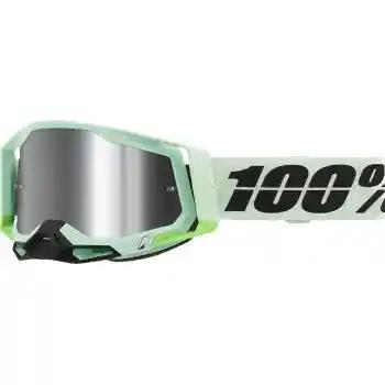 100% Racecraft 2 Goggles - Palomar - Silver Flash Mirror - 50010-00025 - Motocross MX