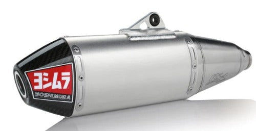 Yoshimura RS-4 Stainless Slip-On Exhaust, W/ Aluminum Muffler – 242932D320 - 2017-2020 Kawasaki KX250F | Moto-House MX