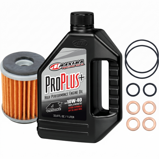 Maxima 30-02901 MX Oil, HF140 Filter, and Bolt Hardware for Yamaha YZ250F YZ450F - Moto-House MX