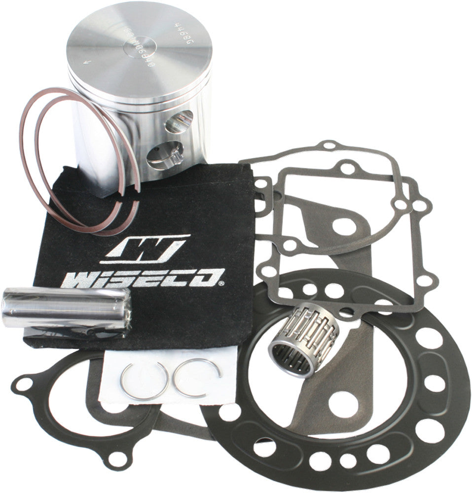 WISECO 0903 0307 Pro Lite Top End Rebuild Kit Standard Bore 66.40mm Forged 4032 Aluminum Alloy Two Stroke Piston with High Tension Rings Wrist Pin Circlips and Premium Sealing Gaskets for Honda CR250R Fitment - Moto House MX