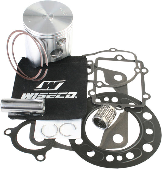 WISECO 0903 0307 Pro Lite Top End Rebuild Kit Standard Bore 66.40mm Forged 4032 Aluminum Alloy Two Stroke Piston with High Tension Rings Wrist Pin Circlips and Premium Sealing Gaskets for Honda CR250R Fitment - Moto House MX