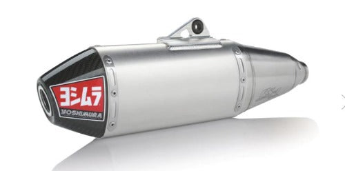 Yoshimura RS-4 Aluminum Canister/Carbon Fiber End Cap Exhaust Slip-On - 264622D320 - 2019-2022 KTM 450 SX-F, 450 XC-F | Moto-House MX