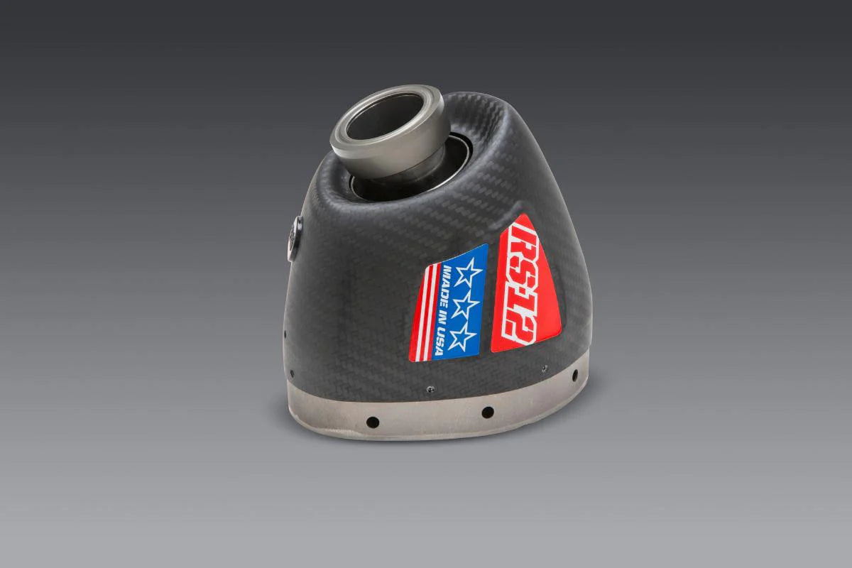 Yoshimura 219220S320 RS-12 Stainless Full Exhaust with Carbon End Cap for 2018-2026 Suzuki RM-Z450 - Moto-House MX