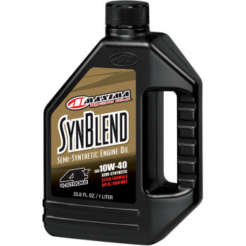 Maxima Racing Oil SynBlend Semi-Synthetic 4T Engine Oil - 10W-40