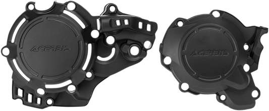 Acerbis 2726840001 X - Power Engine Cover Black KTM Husqvarna 250 300 17 - 19 TPI TE TC SX - Moto - House MX