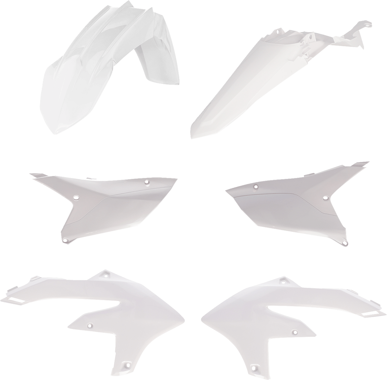 Acerbis 2985970002 Body Kit White Yamaha WR250F WR450F 24 - 25 Plastic Set - Moto - House MX