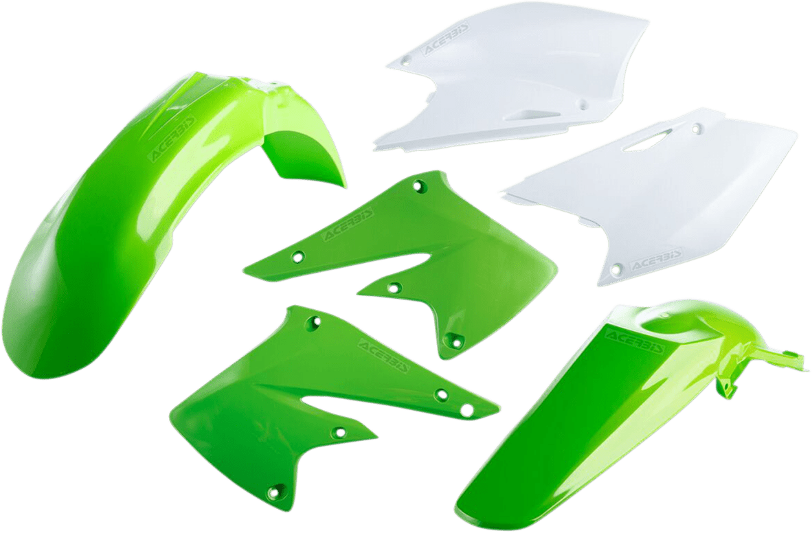 Acerbis Body Kit 2041110206 OEM Replacement – Fits 2004 - 2005 Kawasaki KX250F – Full Standard Plastic Kit - Moto - House MX
