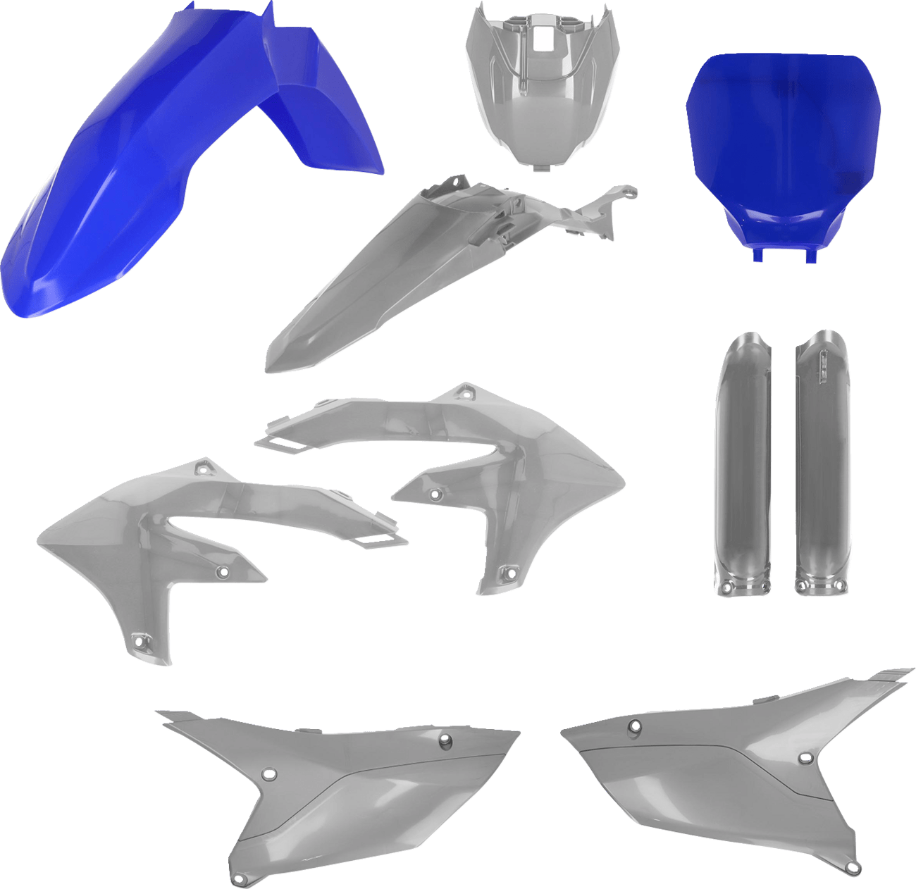 Acerbis Body Kit Blue/Gray - Yamaha YZ250F YZ450F YZ450FX 2023 2024 – 2979591099 - Moto - House MX