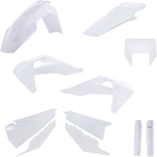 Acerbis 2791536811 Full Replacement Plastic Kit in White for 2020-2023 Husqvarna FE/TE