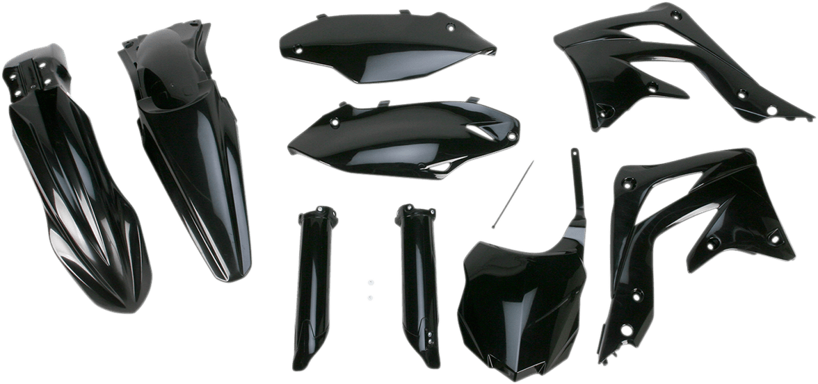 Acerbis 2314200001 Full Body Replacement Plastic Kit in Black for 2013-2015 Kawasaki KX450F.