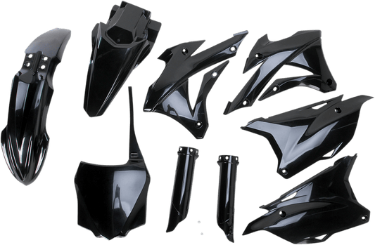 Acerbis 2374110001 Full Replacement Plastic Kit in Black for 2014-2021 Kawasaki KX85 and KX100 motorcycles