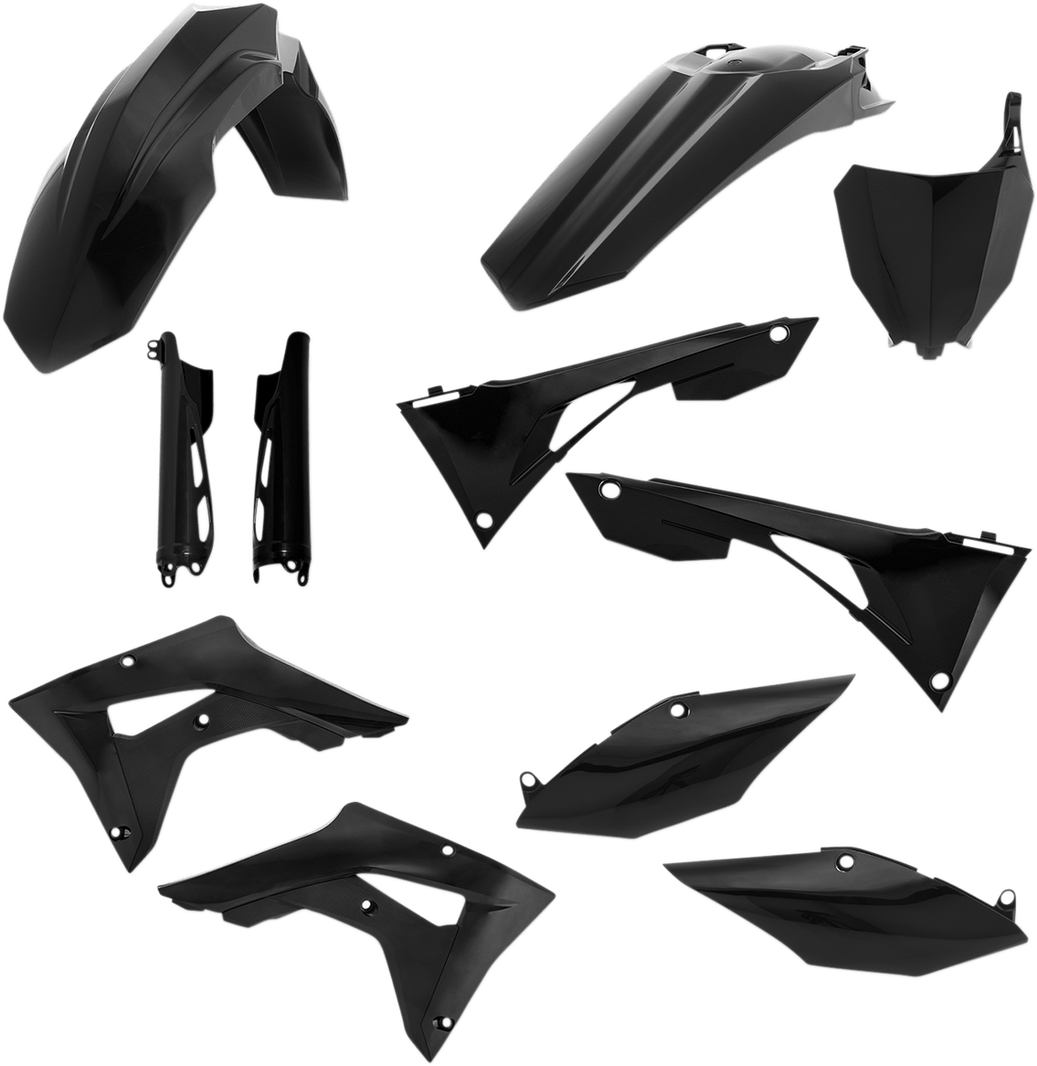 Acerbis 2736260001 Full Replacement Plastic Kit in Black for 2019-2021 Honda CRF250RX and CRF450RX motorcycles