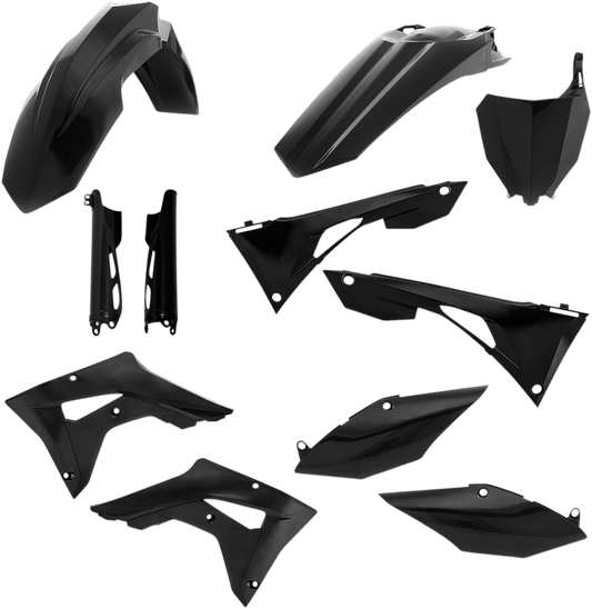 Acerbis 2736260001 Full Replacement Plastic Kit in Black for 2019-2021 Honda CRF250RX and CRF450RX motorcycles
