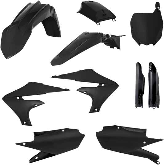 Acerbis 2736350001 Full Replacement Plastic Kit in Black for 2019-2024 Yamaha YZ motorcycles