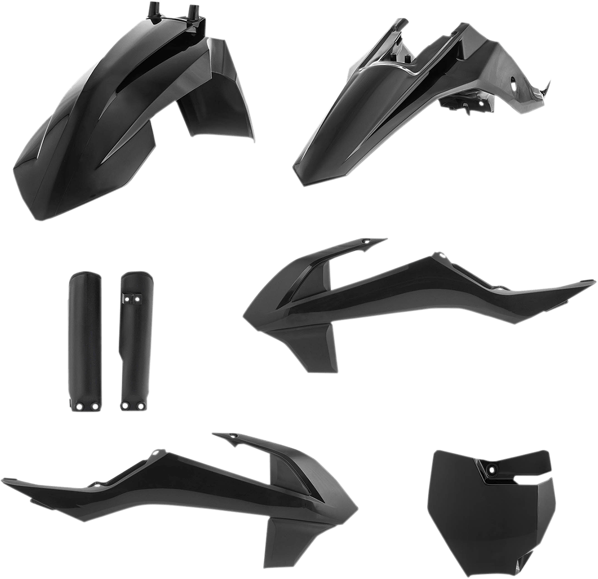 Acerbis 2791520001 Full Body Replacement Plastic Kit in Black for 2019-2023 KTM 65 SX and Gas Gas MC 65 motorcycles