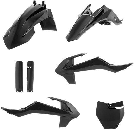Acerbis 2791520001 Full Body Replacement Plastic Kit in Black for 2019-2023 KTM 65 SX and Gas Gas MC 65 motorcycles