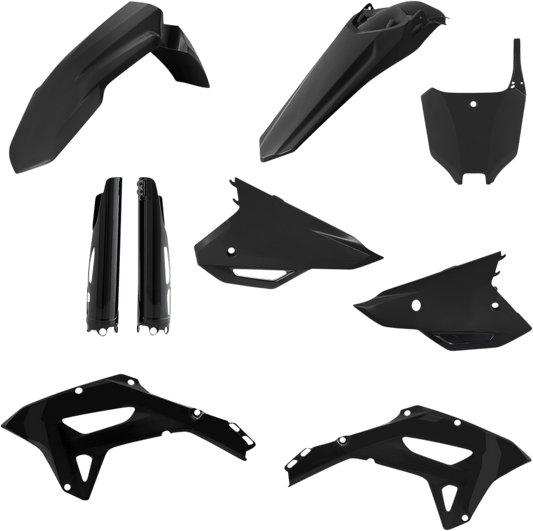 Acerbis 2861800001 Full Replacement Plastic Kit in Black for 2021-2024 Honda CRF250RX and CRF450RX motorcycles