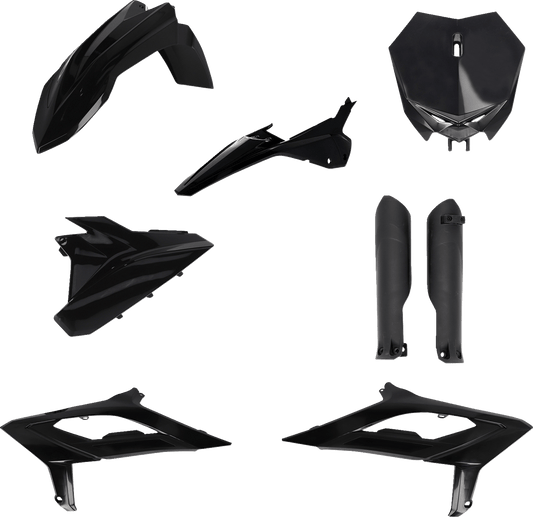 Acerbis 2979660001 Full Replacement Plastic Body Kit in Black for 2023-2024 Beta 300 RX motorcycles