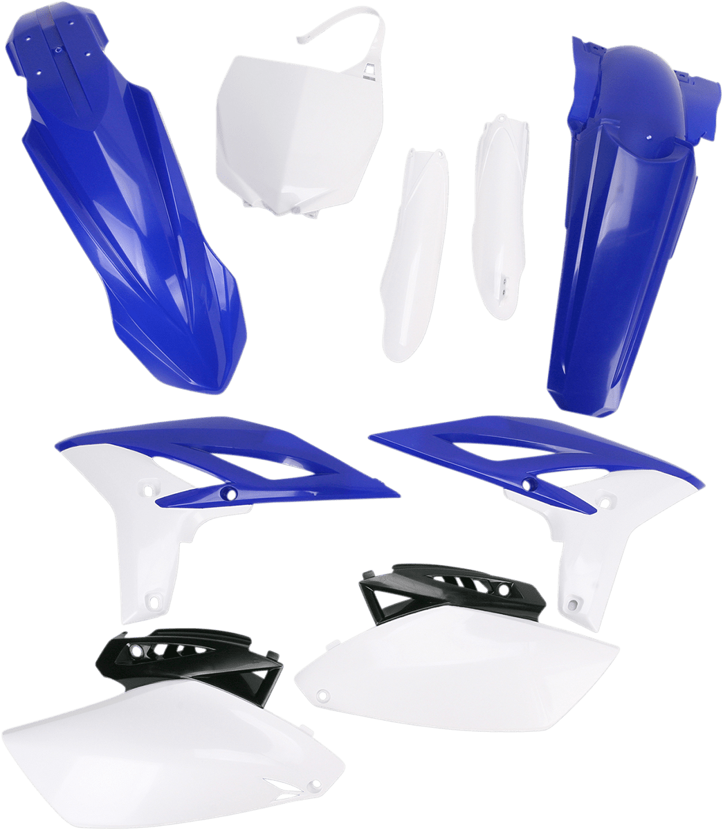 Acerbis 2198012882 Full Body Plastic Kit in OEM Blue and White for 2010-2013 Yamaha YZ250F