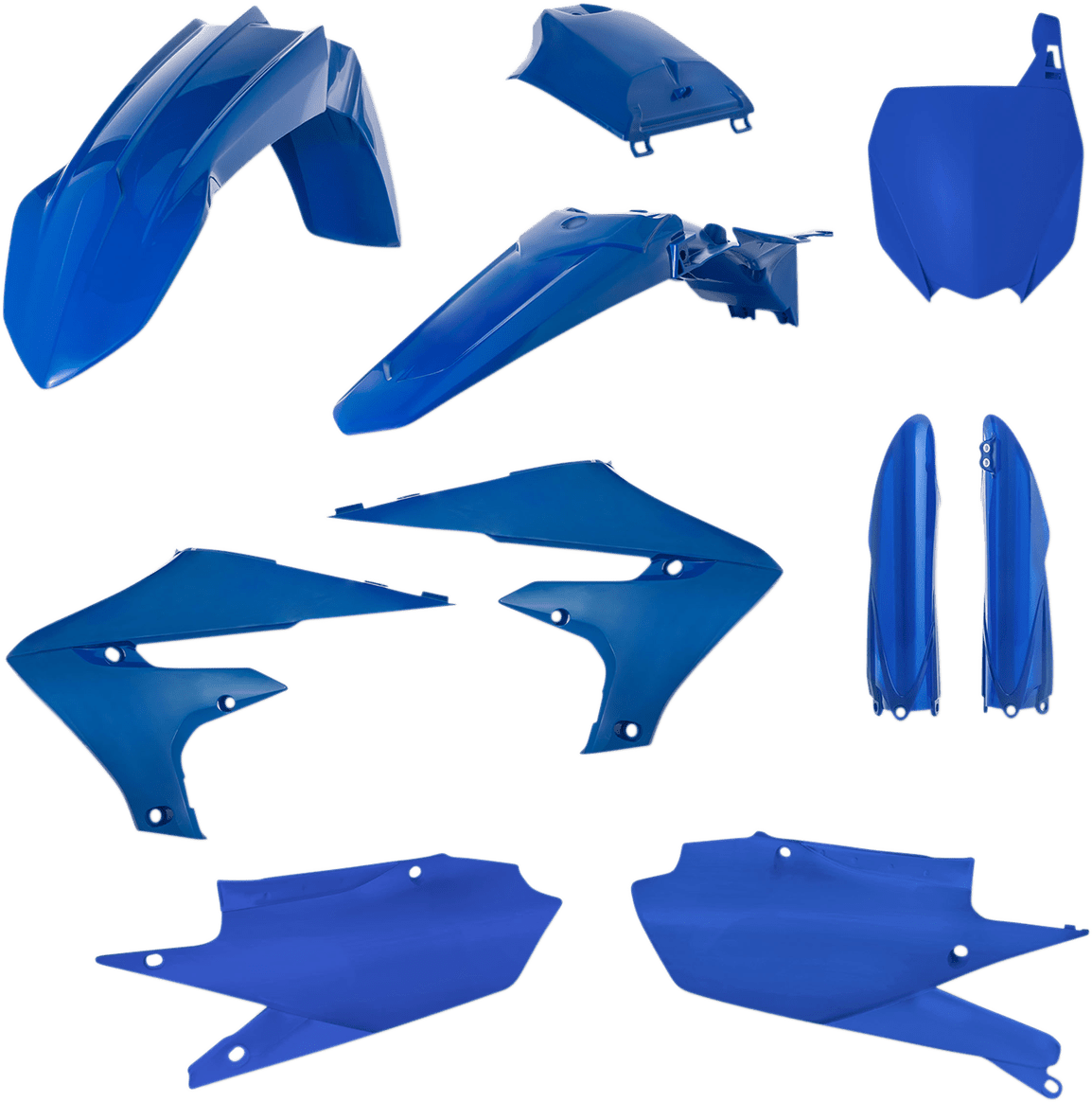 Acerbis 2736350003 Full Replacement Plastic Kit in Blue for 2019-2024 Yamaha YZ motorcycles