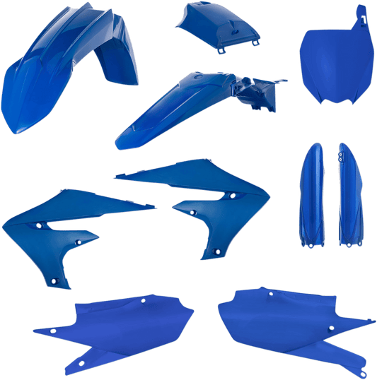 Acerbis 2736350003 Full Replacement Plastic Kit in Blue for 2019-2024 Yamaha YZ motorcycles