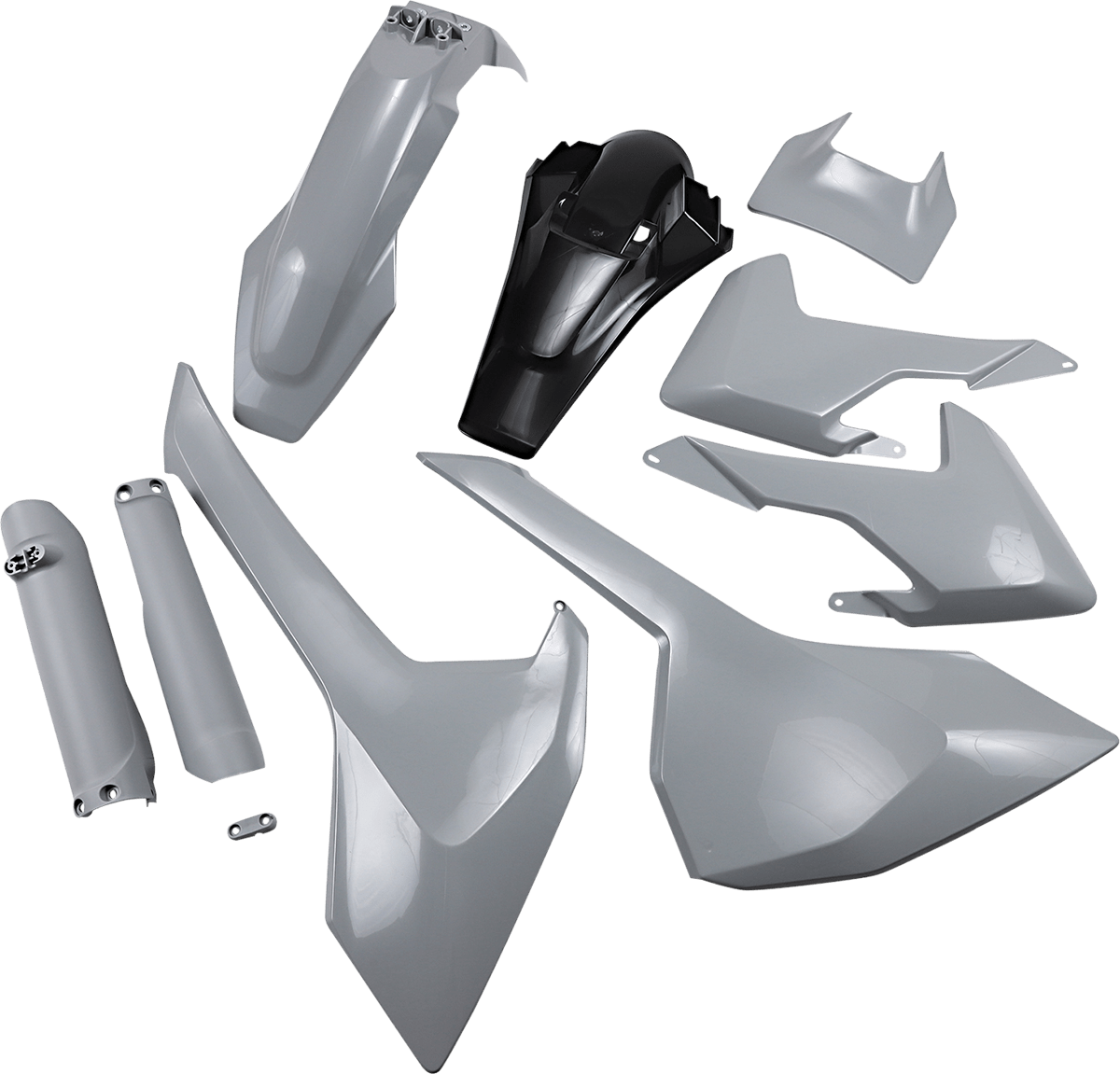 Acerbis 2733430011 Full Replacement Plastic Kit in Gray for 2017-2019 Husqvarna FE and TE motorcycles