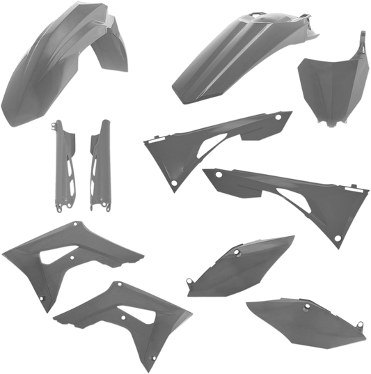 Acerbis 2736250011 Full Replacement Plastic Kit in Gray for 2019-2022 Honda CRF250R and CRF450R motorcycles