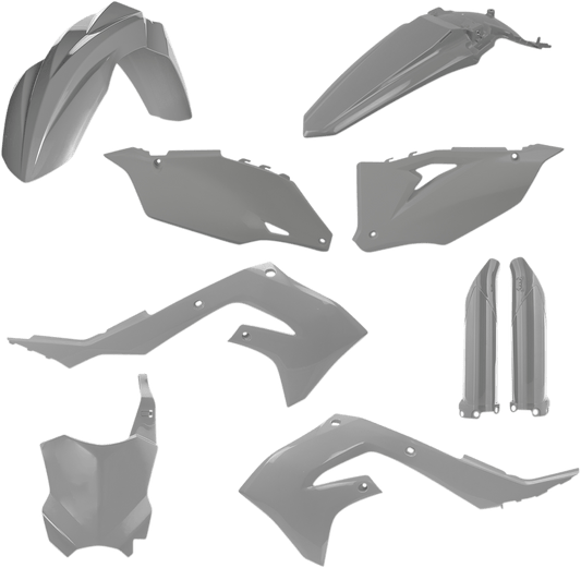 Acerbis 2736290011 Full Replacement Plastic Kit in Gray for 2019-2024 Kawasaki KX250 and KX450 motorcycles