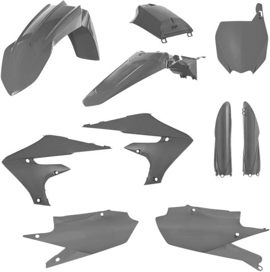 Acerbis 2736350011 Full Replacement Plastic Kit in Gray for 2019-2024 Yamaha YZ250F and YZ450F