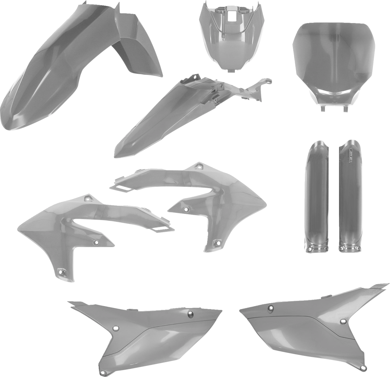 ACERBIS Full Replacement Body Kit - Gray - Yamaha YZ250F/450F/450FX 2023 - 2024 - 2979590011 - Moto - House MX