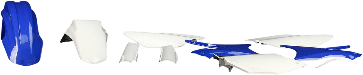 Acerbis 2081393914 Full Replacement Plastic Kit in OEM Blue and White for 2008-2014 Yamaha YZ125 and YZ250
