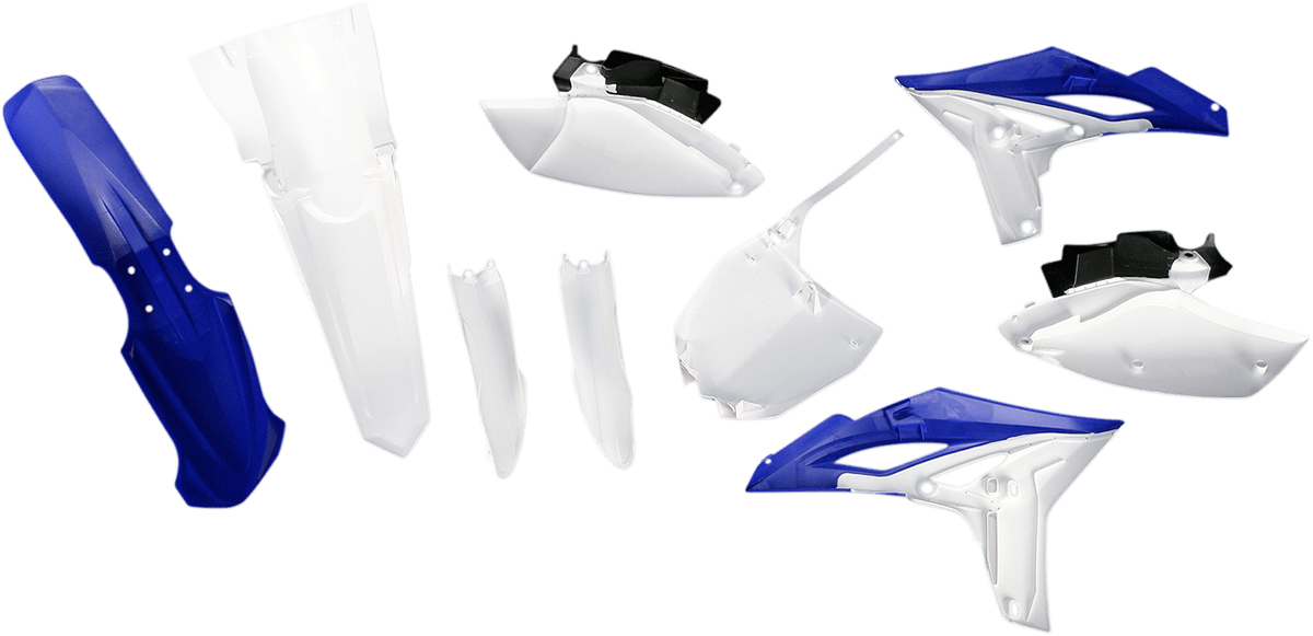 Acerbis 2198013713 Full Replacement Plastic Kit in OEM Blue and White for 2010-2013 Yamaha YZ250F