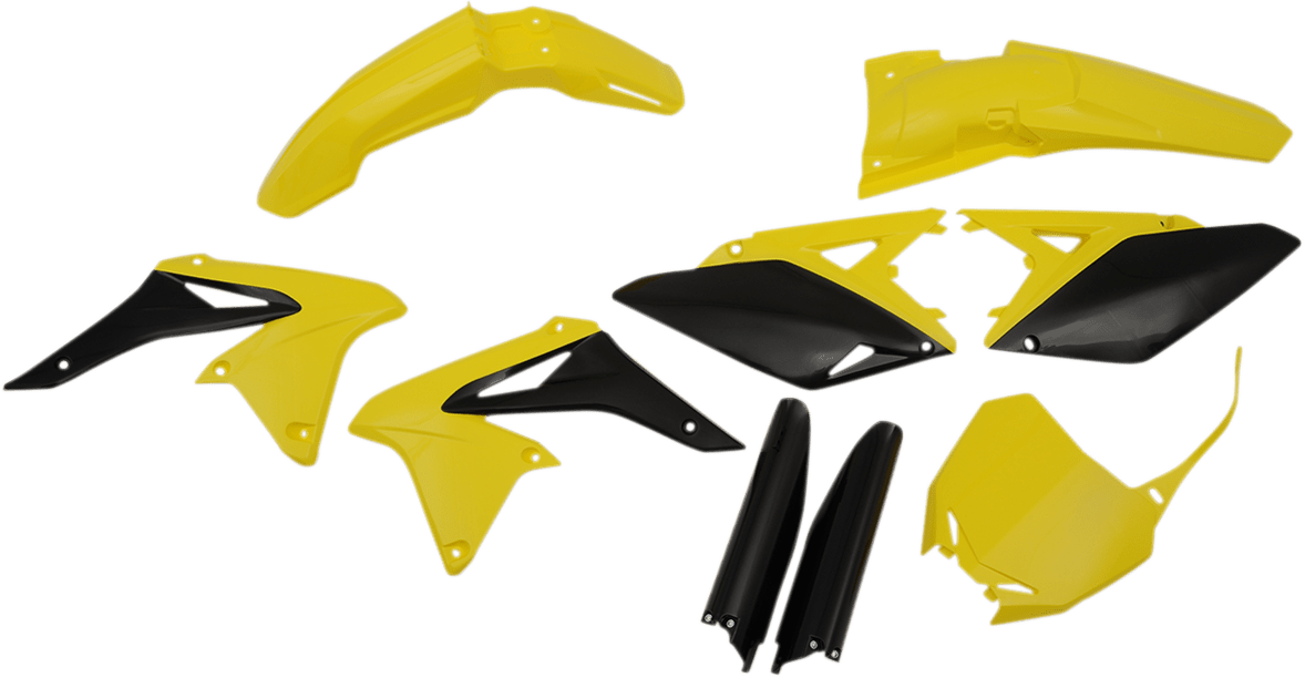 ACERBIS Full Replacement Body Kit - OEM '17 Yellow/Black 2198035569 - Moto - House MX