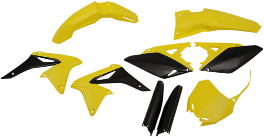ACERBIS Full Replacement Body Kit - OEM '17 Yellow/Black 2198035569 - Moto - House MX
