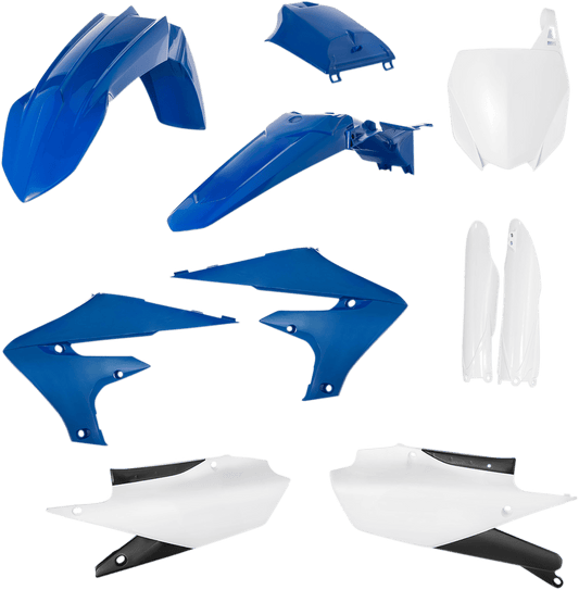 Acerbis 2736356345 Full Replacement Plastic Kit in Blue/White/Black for 2018-2024 Yamaha YZ