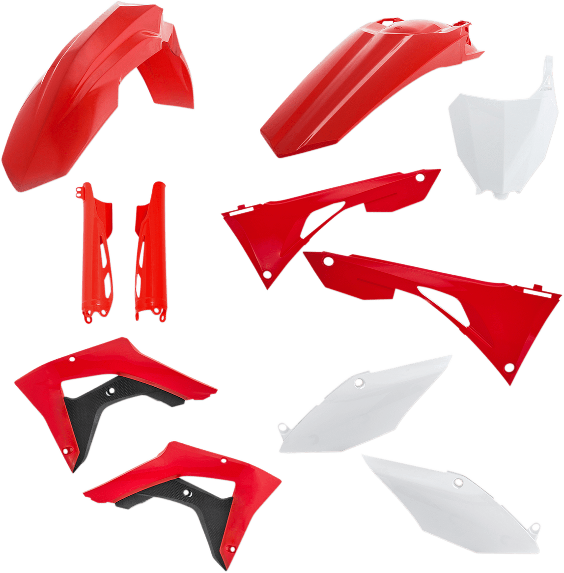 Acerbis 2736266345 Full Replacement Plastic Kit in Red, White, and Black for 2019-2021 Honda CRF250RX and CRF450RX motorcycles