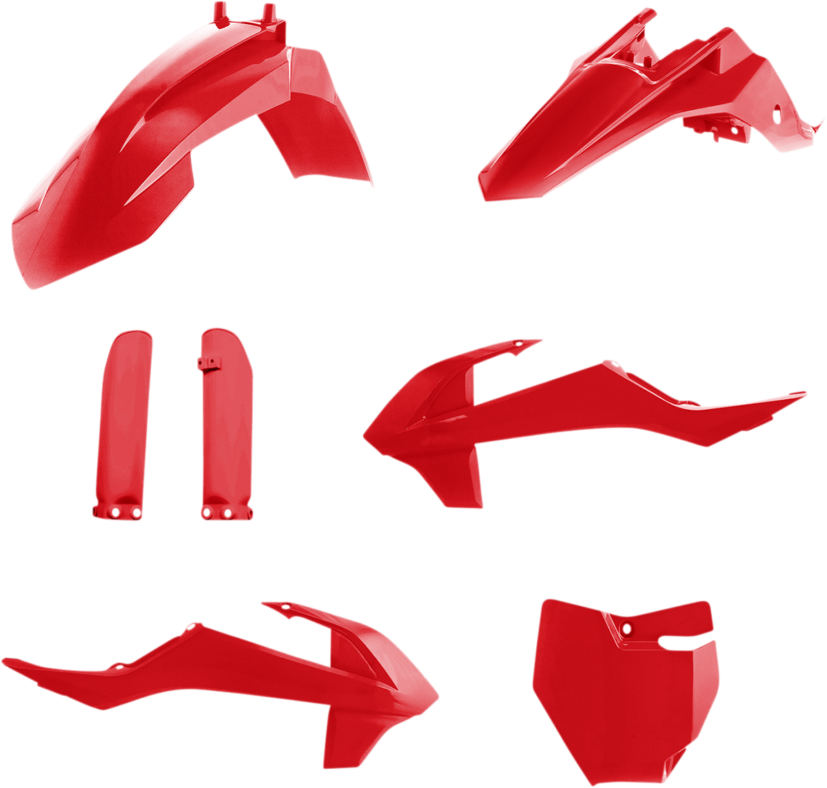 Acerbis 2791520004 Full Body Replacement Plastic Kit in Red for 2019-2023 KTM 65 SX and Gas Gas MC 65 motorcycles