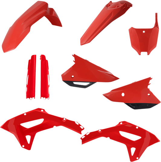 Acerbis 2861807118 Full Body Replacement Plastic Kit in OEM Red for 2021-2024 Honda CRF250RX and CRF450RX motorcycles