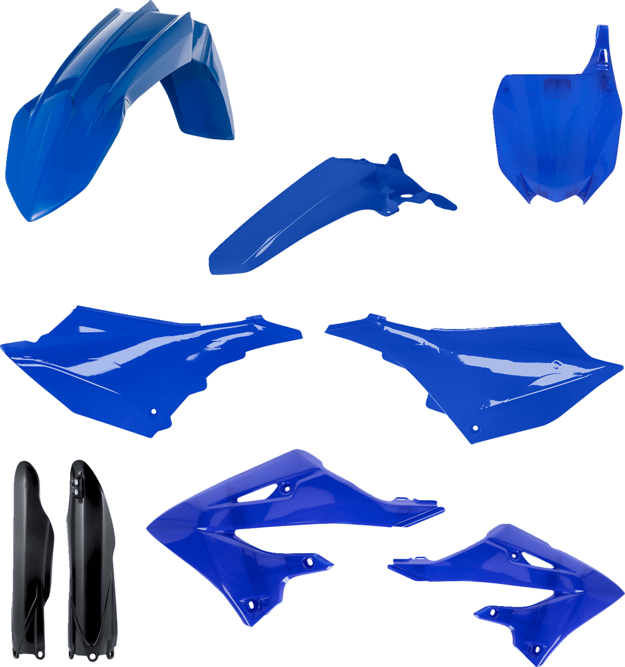 Acerbis 2936157705 Full Replacement Plastic Kit in Blue and Black for 2022-2025 Yamaha YZ motorcycles