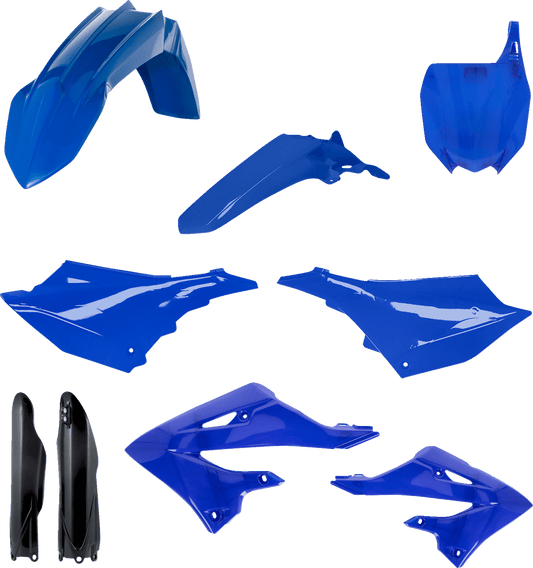 Acerbis 2936157705 Full Replacement Plastic Kit in Blue and Black for 2022-2025 Yamaha YZ motorcycles