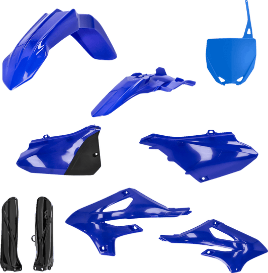 Acerbis 2936207705 Full Body Replacement Plastic Kit in Blue and Black for 2022-2025 Yamaha YZ85 motorcycles