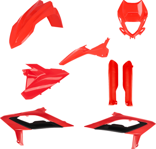Acerbis 2979477705 Full Body Replacement Plastic Kit in Beta Red and Black for 2023-2024 Beta RR motorcycles
