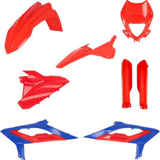 Acerbis 2979667705 Full Replacement Plastic Kit in Red and Blue for 2023-2024 Beta 300 RX motorcycles
