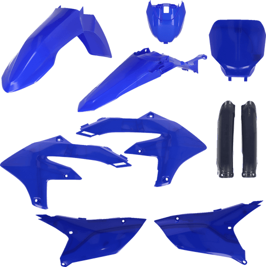 Acerbis 2979597705 Full Body Replacement Plastic Kit in Blue and Black for 2023-2025 Yamaha YZ series motorcycles