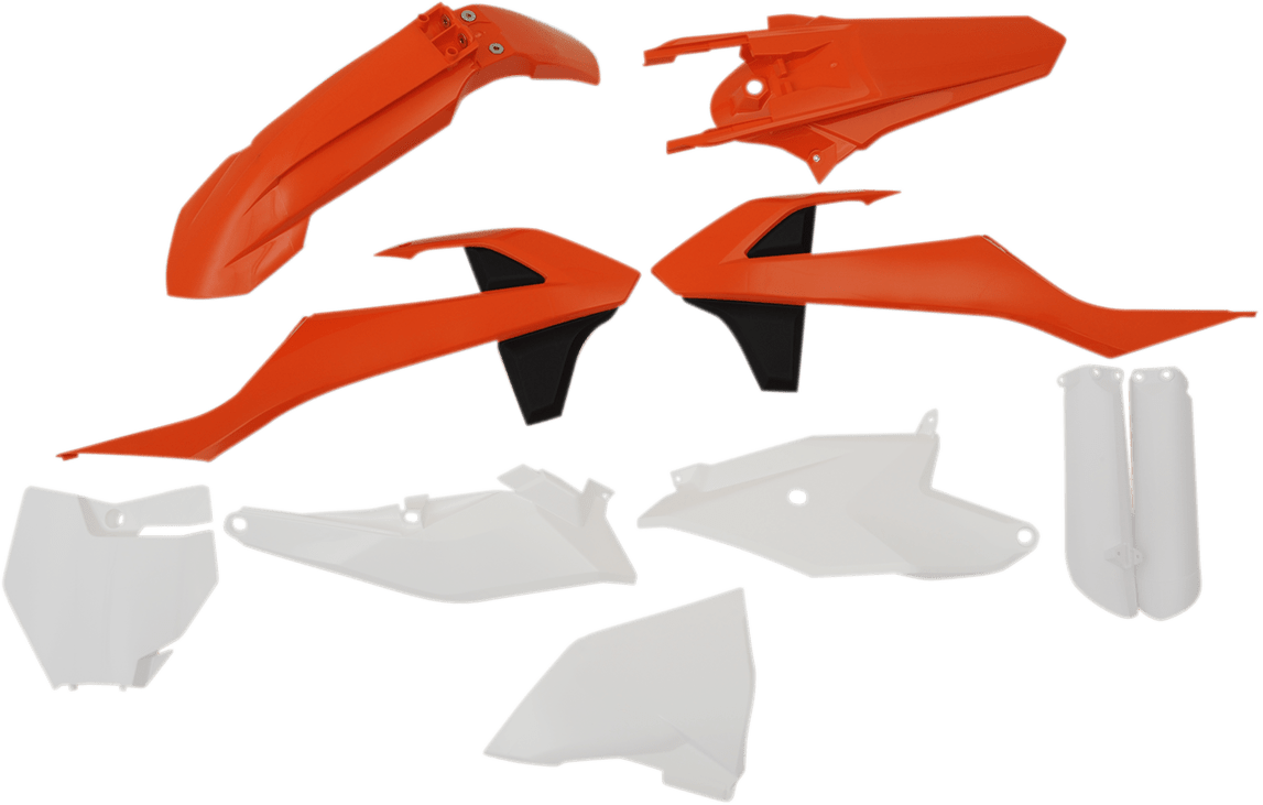 Acerbis 2686025909 Full Replacement Plastic Kit in Orange/White/Black for 2018-2024 KTM 85 SX / Gas Gas MC 85